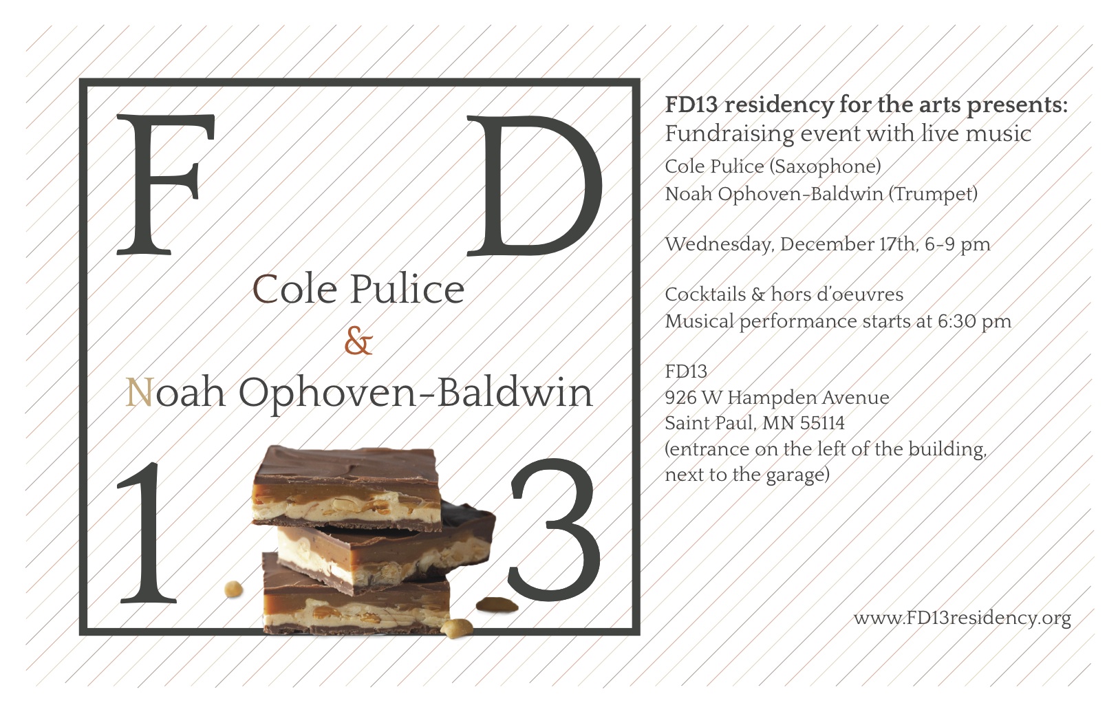 Save the date: FD13 fundraising event with live music