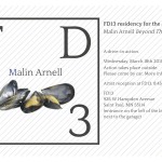 FD13 residency for the arts presents: Malin Arnell. Beyond This Point. 18 March 2015, 8 p.m.